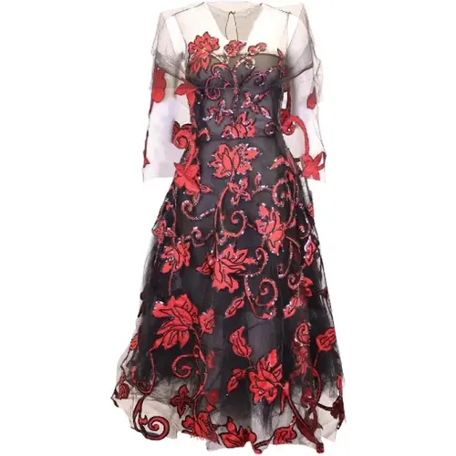 Pre-owned Cotton dresses , female, Sizes: 2XL - Oscar De La Renta Pre-owned - Modalova