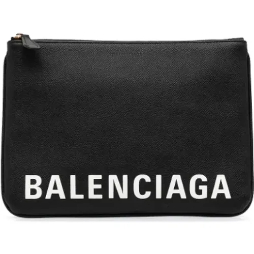 Pre-owned Leather pouches , female, Sizes: ONE SIZE - Balenciaga Vintage - Modalova