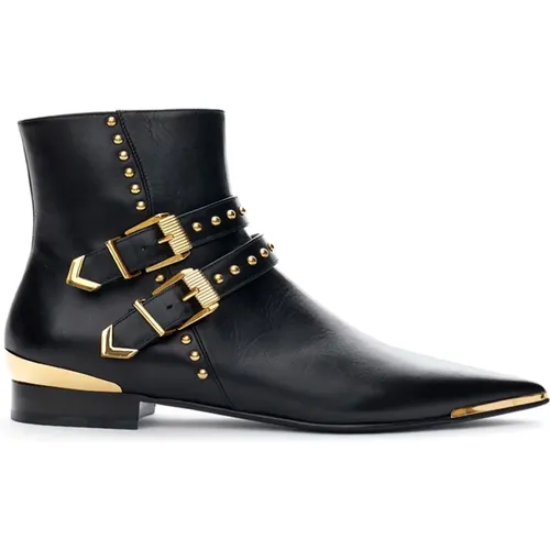 Ankle Boots , Damen, Größe: 37 1/2 EU - Versace - Modalova