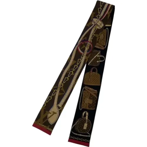 Pre-owned Canvas scarves , female, Sizes: ONE SIZE - Louis Vuitton Vintage - Modalova