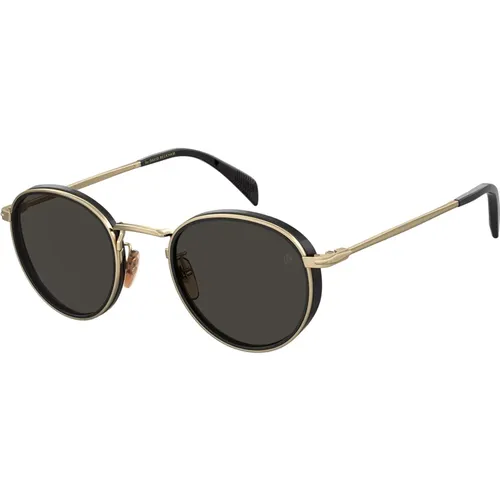 Schwarz/Graue Sonnenbrille DB 1033/S - Eyewear by David Beckham - Modalova