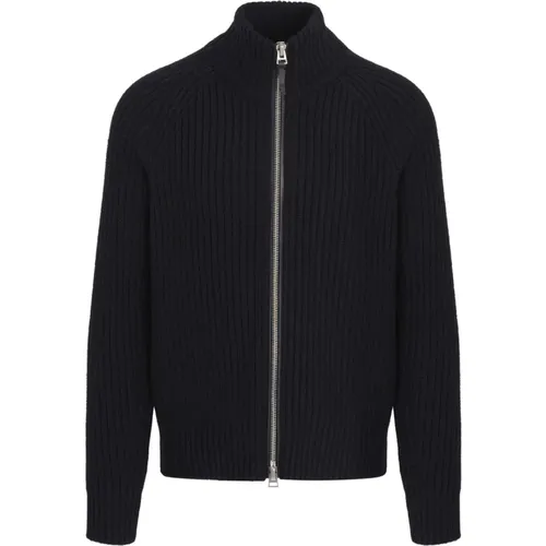 Wool Cashmere Zip Sweater , male, Sizes: L - Tom Ford - Modalova