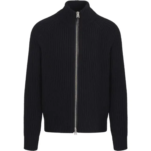 Wool Cashmere Zip Sweater , male, Sizes: XL, L - Tom Ford - Modalova