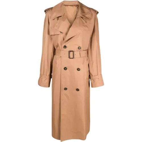 Tan Oversized Trenchcoat - Wardrobe.nyc - Modalova