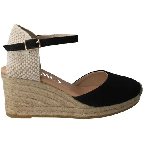 Schwarze Global Espadrille Sandale für Frauen , Damen, Größe: 36 EU - Gaimo - Modalova