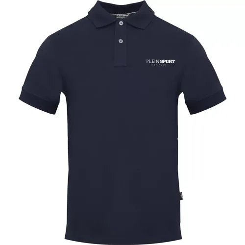 Kurzarm-Poloshirt aus Baumwolle , Herren, Größe: S - Plein Sport - Modalova