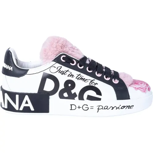 Portofino Damen Sneakers , Damen, Größe: 34 EU - Dolce & Gabbana - Modalova