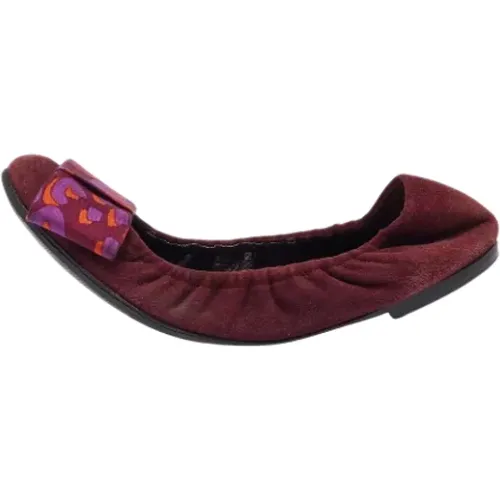 Pre-owned Suede flats , female, Sizes: 6 UK - Louis Vuitton Vintage - Modalova