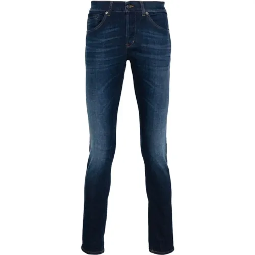 Indigo Skinny Jeans , Herren, Größe: W36 - Dondup - Modalova