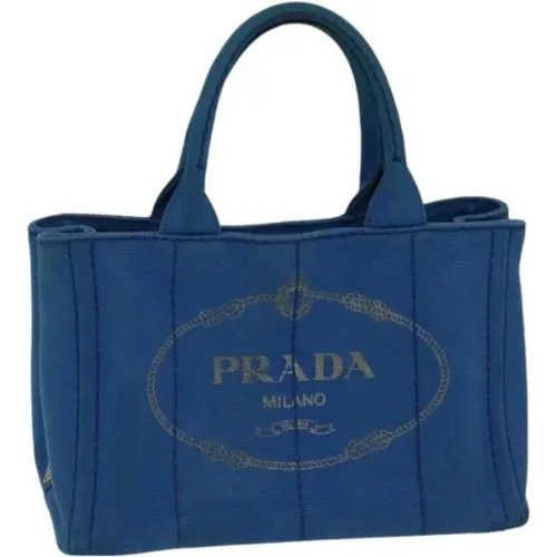 Pre-owned Canvas prada-bags , female, Sizes: ONE SIZE - Prada Vintage - Modalova