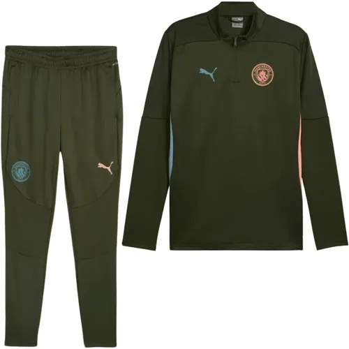 Manchester City Trainingsjacke 2024/2025 Grün - Puma - Modalova