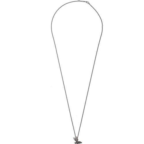 Silberner Anhänger Halskette , Damen, Größe: ONE Size - Werkstatt:Munchen - Modalova