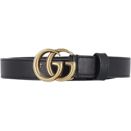 Pre-owned Leather Gucci Belt , female, Sizes: ONE SIZE - Gucci Vintage - Modalova