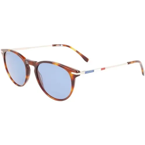 Havana Rahmen Sonnenbrille , unisex, Größe: 55 MM - Lacoste - Modalova