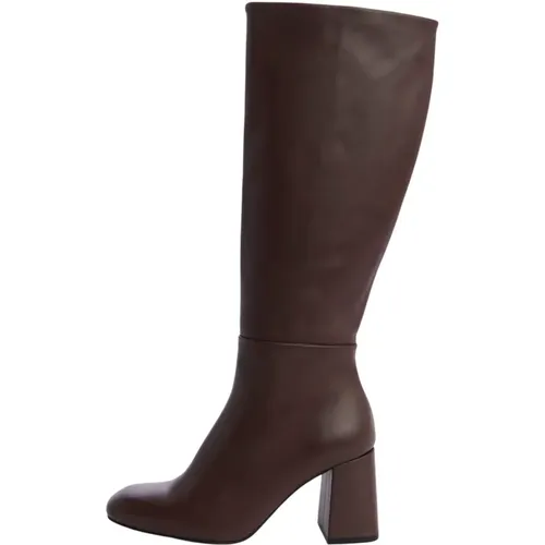 Stilvolle Leder Stiefeletten , Damen, Größe: 41 EU - Souliers Martinez - Modalova