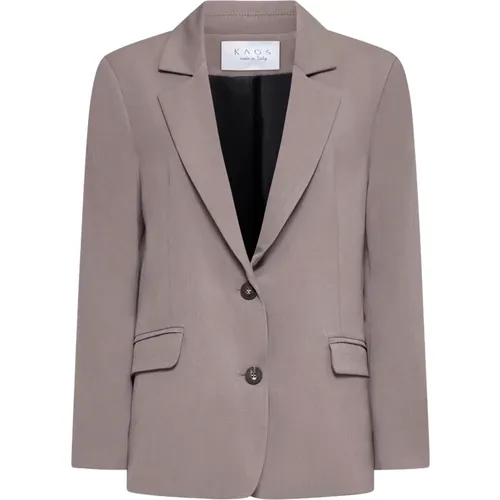 Stylish Dove Grey Jackets Collection , female, Sizes: M, XS, S - Kaos - Modalova