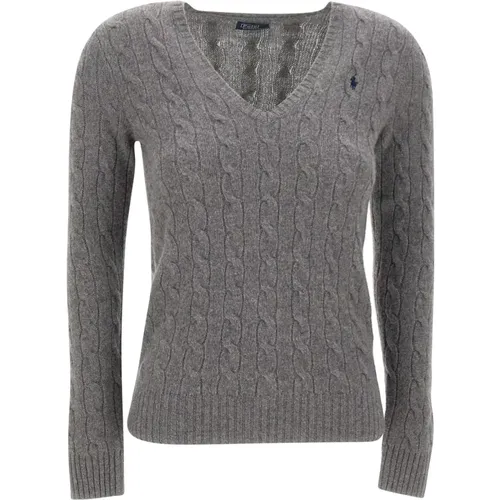 Grey Sweaters for Men , female, Sizes: S, L - Polo Ralph Lauren - Modalova