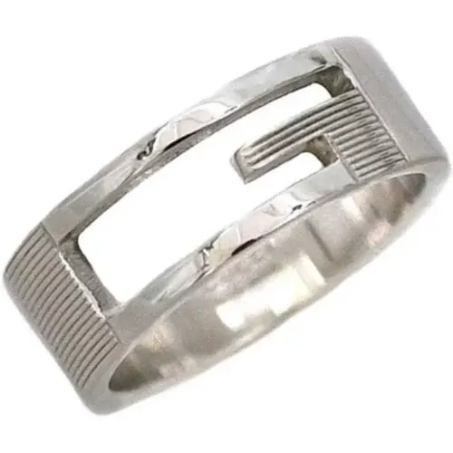 Pre-owned Silver rings , female, Sizes: ONE SIZE - Gucci Vintage - Modalova