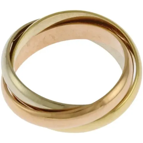 Pre-owned Rose Gold rings , female, Sizes: ONE SIZE - Cartier Vintage - Modalova