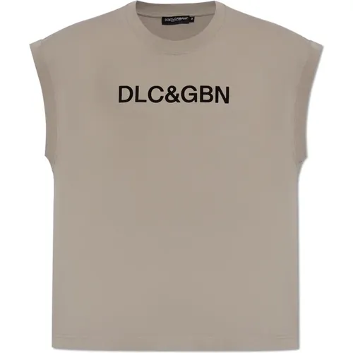 T-Shirt mit Logo , Herren, Größe: XS - Dolce & Gabbana - Modalova