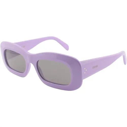 Stylish Sunglasses in Lilac and Grey , female, Sizes: 53 MM - Celine - Modalova