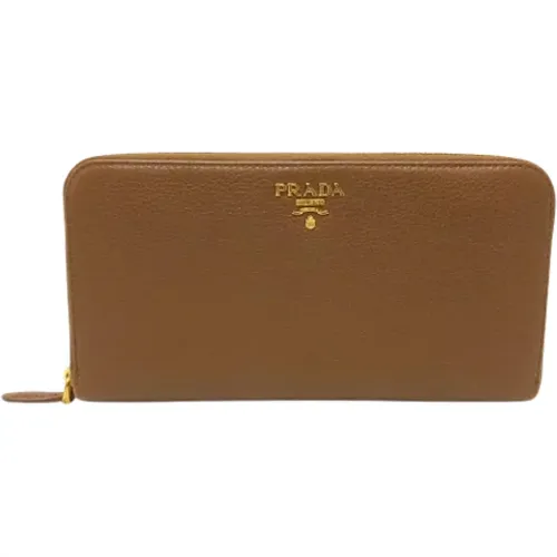 Pre-owned Leather wallets , female, Sizes: ONE SIZE - Prada Vintage - Modalova