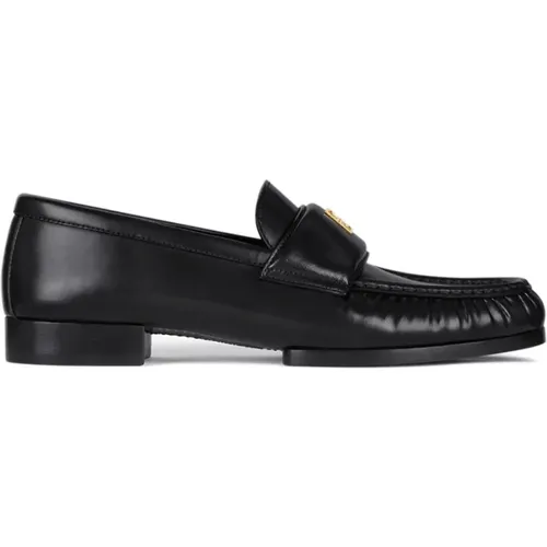 Leather Flat Shoes , female, Sizes: 3 UK, 4 UK, 5 UK, 2 UK - Givenchy - Modalova