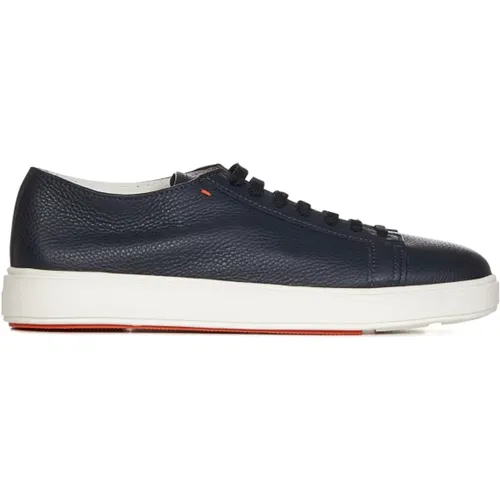 Blaue Ss23 Low-Top Sneakers Santoni - Santoni - Modalova