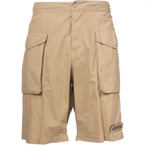 Cargo Cotton Bermuda Shorts , male, Sizes: XL, L, M - Aspesi - Modalova