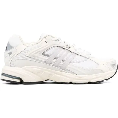 Weiße Braune Sneakers , unisex, Größe: 44 1/2 EU - Adidas - Modalova