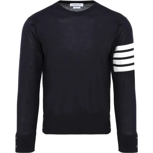 Bar pullover , male, Sizes: 2XL, L, M, XL - Thom Browne - Modalova