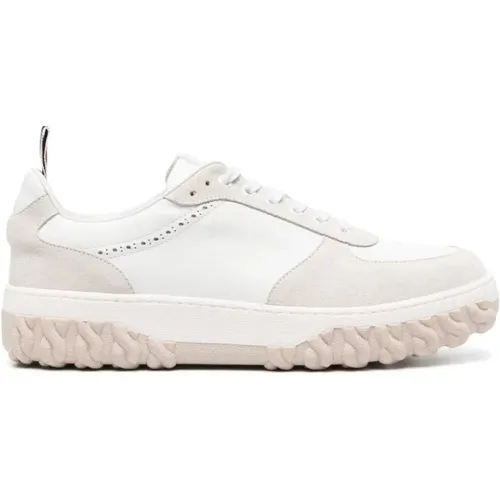 Sneakers White , male, Sizes: 7 1/2 UK, 6 UK, 6 1/2 UK, 8 UK, 7 UK - Thom Browne - Modalova