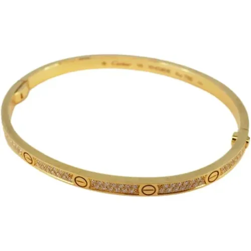 Pre-owned Gold bracelets , female, Sizes: ONE SIZE - Cartier Vintage - Modalova