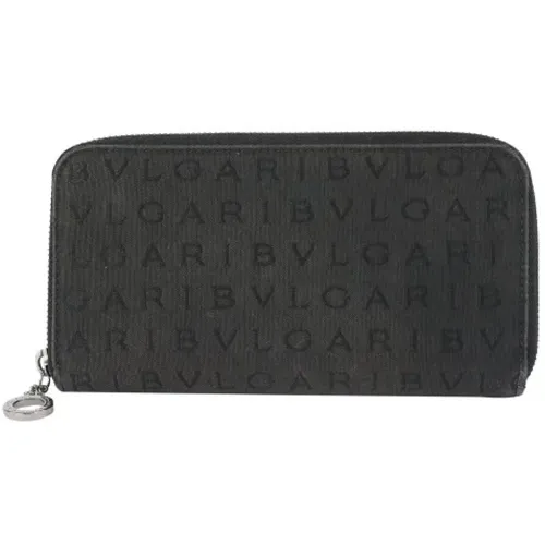 Pre-owned Canvas wallets , female, Sizes: ONE SIZE - Bvlgari Vintage - Modalova