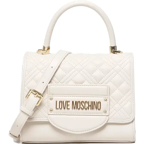 Quilted Handbag for Women , female, Sizes: ONE SIZE - Love Moschino - Modalova