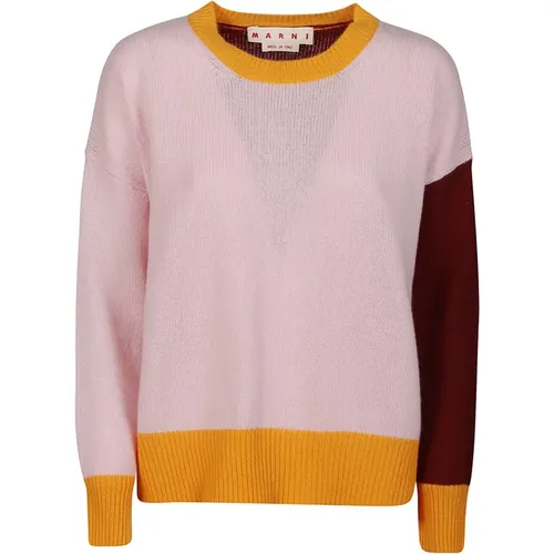 Quartz Round Neck Sweater , female, Sizes: XS, S, 2XS - Marni - Modalova