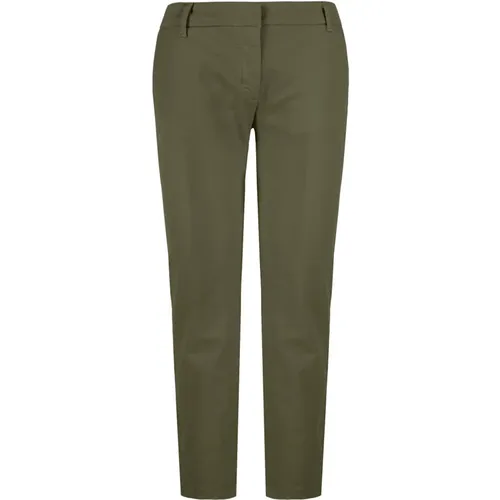 Brown Chino Trousers Slim Fit , female, Sizes: XL, L, S, M, XS, 2XS - BomBoogie - Modalova