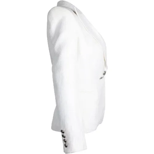 Pre-owned Cotton outerwear , female, Sizes: XS - Balmain Pre-owned - Modalova