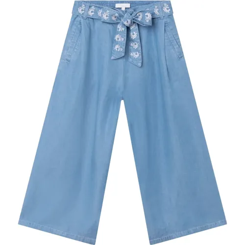 Blaue Regular Fit Hose Chloé - Chloé - Modalova