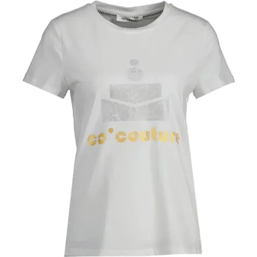 Klassisches T-Shirt , Damen, Größe: XS - Co'Couture - Modalova