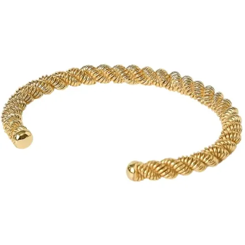 Spiral Bracelet Gold Plated , female, Sizes: ONE SIZE - Federica Tosi - Modalova