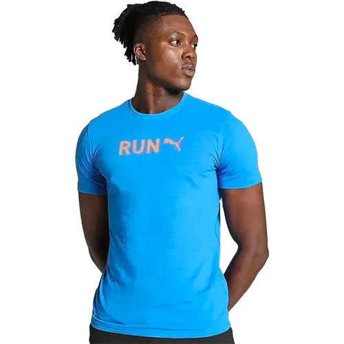 Herren Graphic Tee Run T-Shirt , Herren, Größe: XL - Puma - Modalova