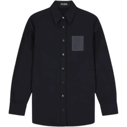 Logo Patch Shirt , male, Sizes: M, S - Raf Simons - Modalova