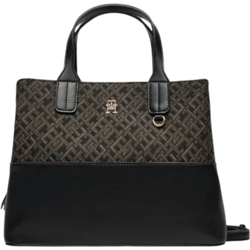 Jacquard Satchel Herbst/Winter Kollektion - Tommy Hilfiger - Modalova