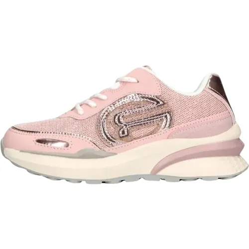 Rosa Athena Jr-1 Niedrige Sneakers , Damen, Größe: 38 EU - Replay - Modalova