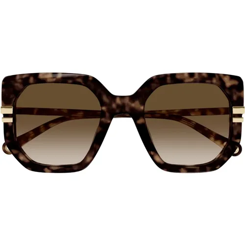 Ch0240S 002 Sunglasses , female, Sizes: 53 MM - Chloé - Modalova