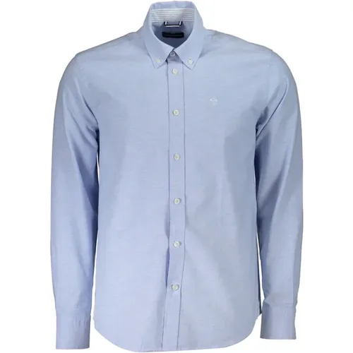 Light Cotton Shirt with Button-Down Collar , male, Sizes: M - North Sails - Modalova