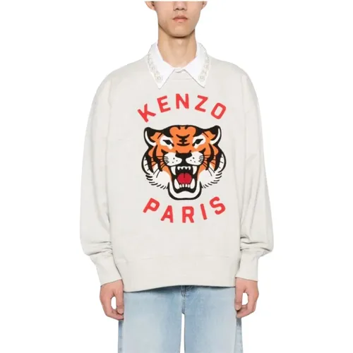 Lucky Tiger Sweatshirt , female, Sizes: S, M, L - Kenzo - Modalova