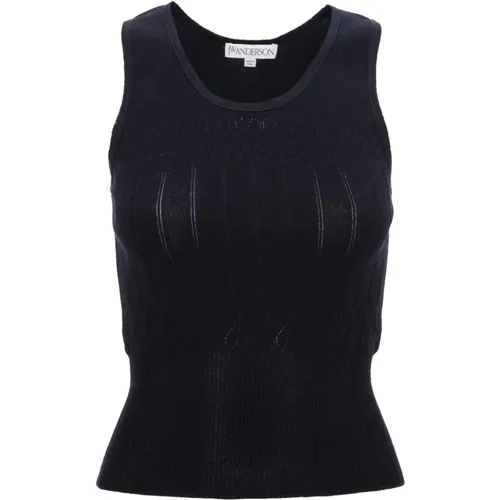 Tank Top Pointelle , Damen, Größe: S - JW Anderson - Modalova