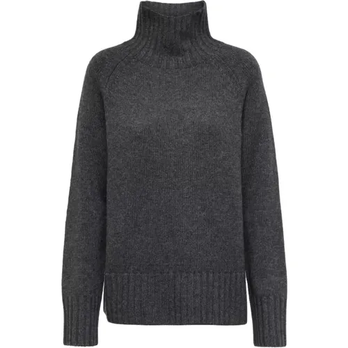 Anthracite Wool Cashmere Sweater , female, Sizes: M - Max Mara - Modalova